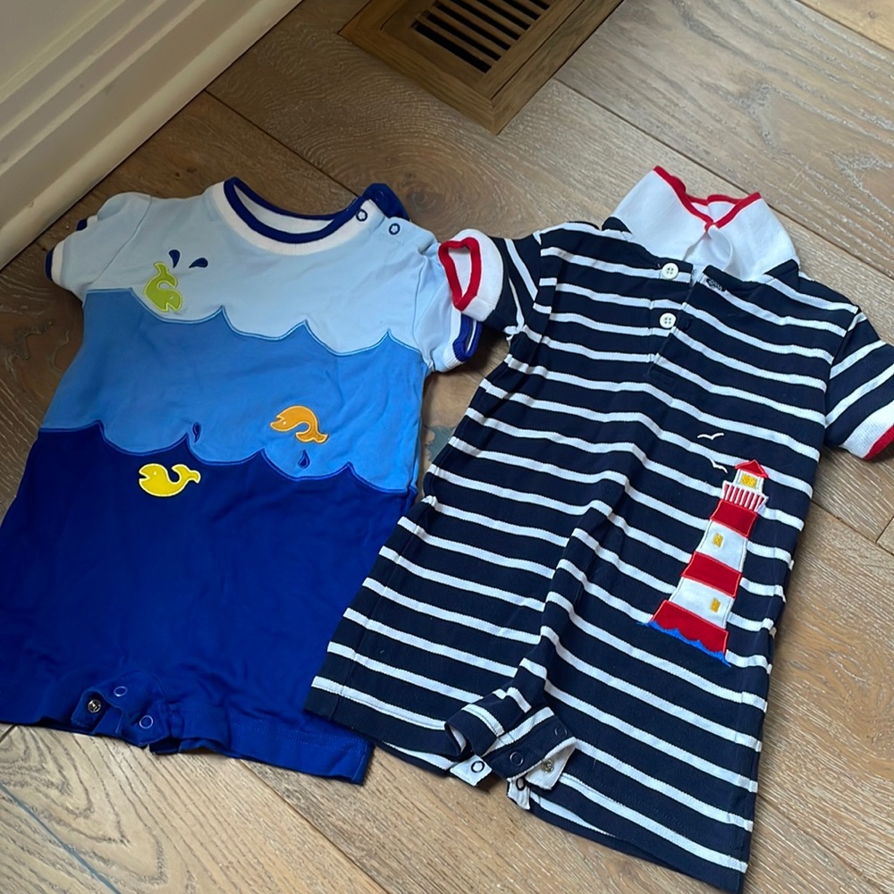 Two Florence Eiseman onesies 24M
